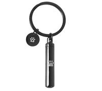 PAW URN CHAÎNE CLÉ - Pendentif Chien Chat, Porte-Cendres Mémorial | Bijoux en Acier Inoxydable pour Crémation, Animaux de Compagnie Bien-Aimés, Accessoires de Sac à main, Sacs à Main Femmes, Design