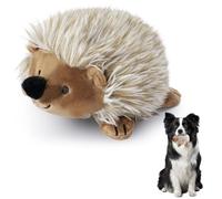 Pawaboo Doudou Mou Squeaky pour Chien - Jouet Hérisson Durable pour Jeu Interactif, Jouet Squeaky Fausse Fourrure Lavable pour Chien