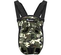 Pawaboo Sac de Transport de Voyage Sac à Dos de Transporteur Ventral Poitrine pour Petit Chien Chiot Chat pour Traveling Hiking Camping etc. Moyenne Taille - Camouflage