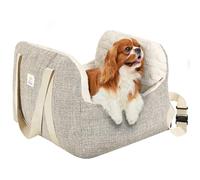 Pawaboo Siège de Voiture pour Petit Chien, Panier Chien Voiture, Brun