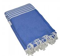 Pawakabano Fouta XXL Jeté de lit Jeté de lit Drap de plage Couverture de pique-nique env. 300 x 200 cm