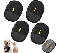 Pawbeam Pet Fur Remover, Double-Sided Electrostatic Fur Removal, Reusable Cat and Dog Hair Removal Gloves, Easy to Wash, Suitable for Sofas, Beds, Carpets, Clothing and Car Seats (4Pcs)