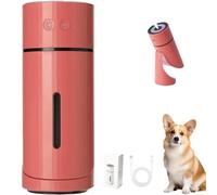 Pawbreath 2.0 Dog Humidifier - 100% Pet-Safe,No Risks, Paw Breath 2.0 Mini Dog Humidifiers, With Whisper-Quiet, 90° Adjustable Mist, Creates a Safe, Moisturized Environment for Dogs (Red,Plug in)
