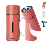 Pawbreath 2.0 Dog Humidifier, Portable Mini Paw Breath 2.0 Humidifier for Dogs, with Whisper-Quiet/90° Adjustable Mist, Moisturized Environment for Dogs (Red,Plug-in)