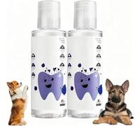 PawBright Dental Plus - Odorless & Flavorless Formula to Fight Tartar, Pure Natural Plant Formula, Oral Care, Promote Healthy Gums & Freshen Breath, Easy Daily Use for All Pets (2*Dog)