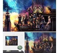 PAWCA 5D Diy Diamant Peinture，Anime Kingdom Hearts，Point De Croix Diamant，Mosaïque Artisanat Peinture Décorative(round drill)-30x40cm