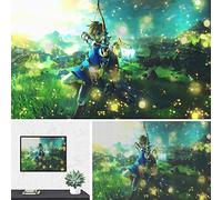 PAWCA DIY 5D Diamant Peinture Broderie Kit Diamant Peinture,The Legend Of Zelda,Mosaïque Artisanat Cadeaux Faits À La Main(round drill)-30x40cm