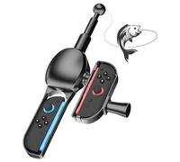 PAWDIARY Canne à pêche Nintendo Switch 2, pour manette Switch 2, accessoire de jeu de pêche pour la pêche légendaire, pour Bass Pro Shops: The Strike & for Fish Star World Tour