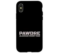 PAWDRE Alaskan Husky Dad Dog Owner Apparel Coque pour iPhone X/XS