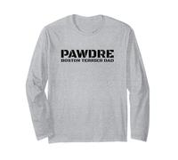PAWDRE - Boston Terrier Dad. Funny Dog Dad Father Doggo Manche Longue