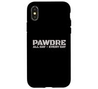 PAWDRE Dog Dad - All Day, Every Day. Dog Fathers Doggo Dad Coque pour iPhone X/XS