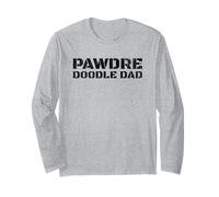 PAWDRE Doodle Dad Dog Father Proud Doodle Owner Manche Longue