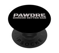 PAWDRE Gordon Setter Dad Dog Owner Apparel PopSockets PopGrip Adhésif