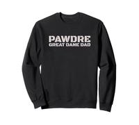 PAWDRE Great Dane Dad Dog Lover Design Sweatshirt