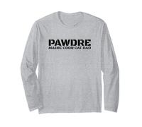 PAWDRE - Maine Coon Cat Dad, Feline Father. Funny Cat Dad Manche Longue