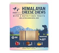 Pawfect Himalayan Cheese Dental Chew Bar avec Fruits variés (Taille Moyenne | 3 dans Une boîte)