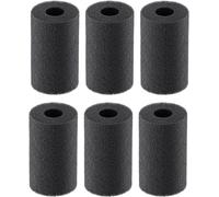 Pawfly 6 Pack éponge préfiltre Filtre Aquarium Anti-Aspiration 7 cm Couverture Mousse Rouleaux pour Petits Poissons crevettes alevins éponge Filtre de Protection pour Filtration mécanique