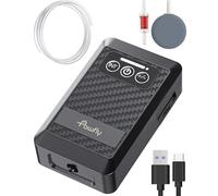 Pawfly Aérateur d'Appâts Vifs Ultra Silencieux Pompe à Air à Piles Seau à Appâts Portable Pompe Petite avec Pierre à Air Tuyau d'Aération Portable Extérieur Oxygénation Poisson Bulleur