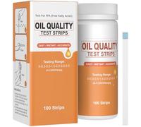 Pawfly Bandelettes Test Qualité Huile Friture, 100 Bandes, Kit Test Huile Cuisson - Test Acidité Instantané (0-5.0), Kit Analyse Huile pour Cuisine Maison, Restaurants & Services Alimentaires