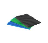 Pawfly Ensemble de 3 pièces Aquarium Tapis de Filtre éponge Sol Humide Tapis de Filtre hydroponique Fine Mousse grossière Tapis de Filtre à Eau, 45l X 28w (cm)