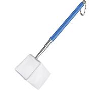Pawfly Épuisette Aquarium 5 cm, Petit Filet Poisson Manche Extensible INOX, Maillage Carré Fin Doux pour Bébés Crevettes, Résidus Nourriture pour Aquarium & Petit Bassin, Bleu