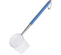 Pawfly Épuisette Aquarium 5 cm, Petit Filet Poisson Manche Extensible INOX, Maillage Rond Fin Doux pour Bébés Crevettes, Résidus Nourriture Aquarium & Petit Bassin, Bleu