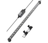 Pawfly Lumière LED d'aquarium 24/7 avec spectre complet - Lumières blanches et multicolores - Mode D/N - Effets de couleur individuels - Minuterie