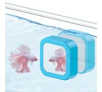 Pawfly nettoyant magnétique Aquarium Verre Aquarium Aquarium Brosse magnétique avec Miroir 3.8cm Mini Aquarium Scrubber pour Aquariums jusqu'à 1cm d'épaisseur 40l (ne Peut Pas flotter)
