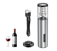 Pawfly Ouvre Bouteille Vin Électrique Rechargeable avec Coupe Capsule Ouvre Vin Automatique Chargement USB-C Tire Bouchon Électrique Lumière LED pour Maison Bar Restaurant Soirée Mariage