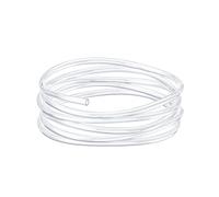Pawfly Tuyau pour Ligne Aérienne d'Aquarium 2 m - Standard 4/6 mm pour Pompe à Air - Flexible en PVC Pur pour Jardin, Terrarium Et Étang