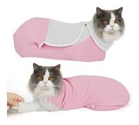 Pawfun Enveloppe pour chat pour couper les ongles, sac de retenue autocollant pour couper les griffes des chats, langes pour médicaments, liquides SubQ, nettoyage des oreilles, brossage des dents et