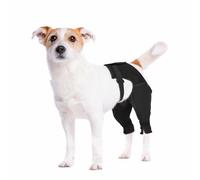Pawfun Manchon arrière de jambe pour chien pour arrêter le léchage, manchon de récupération respirant et antidérapant pour protection des plaies après une chirurgie ACL/TPLO, points chauds, granulomes