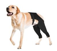 Pawfun Manchon arrière de jambe pour chien pour arrêter le léchage, manchon de récupération respirant et antidérapant pour protection des plaies après une chirurgie ACL/TPLO, points chauds, granulomes
