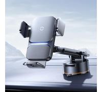 PAWGTS Support de téléphone de voiture pour Lucid Air 2025 pour pare-brise de tableau de bord, grille d'aération, support de téléphone portable automobile pour smartphone réglable à 360 °, style