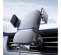 PAWGTS Support de téléphone de voiture pour Lucid Air 2025 pour pare-brise de tableau de bord, grille d'aération, support de téléphone portable pour smartphone réglable à 360 °, style sortie d'air