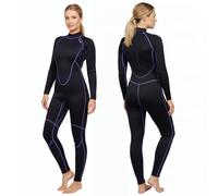 PAWHITS Combinaison pour Femmes, Combinaison intégrale Thermique en néoprène 3 mm pour Femmes, pour la plongée sous-Marine, la Natation, Le Surf et la plongée avec Tuba (2XL)