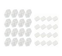 PawHut 16 pcs Filtre Fontaine Eau Chat, Distributeur d'Eau filtrante pour Chat et Chien, Triple Système de Filtration, Blanc