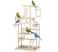 PawHut Aire de Jeux pour Oiseaux, échelles, pour Perroquet, 48 x 38 x 95 cm