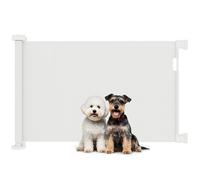 PawHut Barrière de Protection d'escalier Extensible de 0 à 136 cm de Haut - 87 cm de Haut - Barrière de Protection pour Animaux de Compagnie - Convient pour Les Portes d'escalier, intérieur et