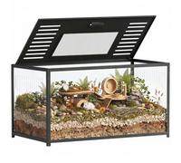 PawHut Cage Hamster Grande XXL 100x50x52,5cm Habitat Rongeur Transparent