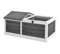 PawHut - Enclos pour petit animal de compagnie - Bois de sapin - 86x54x43cm - Gris foncé