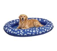 PawHut Flotteur pour chien 155 x 104 x 25 cm, capacité de 40 kg, flottant gonflable pliable avec deux poignées pour chiens