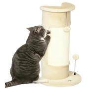 PawHut Griffoir pour Chats sous 5kg 58cm Blanc crème