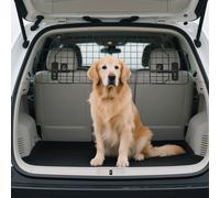 PawHut Grille de protection universelle pour chien barrière de sécurité de voiture pour chiens largeur ajustable 90-120 cm noir