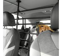 PawHut Grille de séparation extensible voiture barrière de barre réglable pour chien noir Description:Avec une grille de séparation stable, vous pouvez transporter votre animal en toute dans la voitur