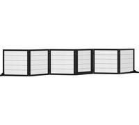 Pawhut grille pour pattes de chien 432 cm x 36 cm x 70 cm