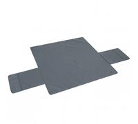 PawHut Housse de Canapé Protecteur de Meubles 3 Places Imperméable Anti-glisse avec Poches de Rangement Gris