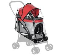 PawHut Housse de pluie pour poussette et buggy avec entrée avant/arrière