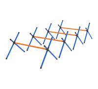 PawHut Kit d'équipement d'agilité pour chien, kit d'agilité pour chien portable avec hauteur réglable, sac de transport, orange