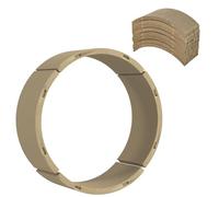 PawHut Lot de 8 griffoirs pour Chat - en Carton ondulé Recyclable - Tapis à gratter pour Roue de Chat - Jusqu'à 5 kg - 55 x 25,5 x 3 cm - Marron